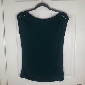 The Limited emerald silky blouse size XS